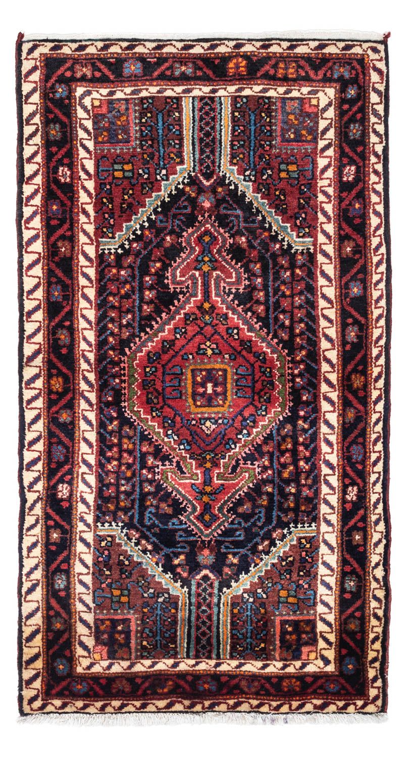 Perzisch Tapijt - Nomadisch - 145 x 75 cm - donkerblauw