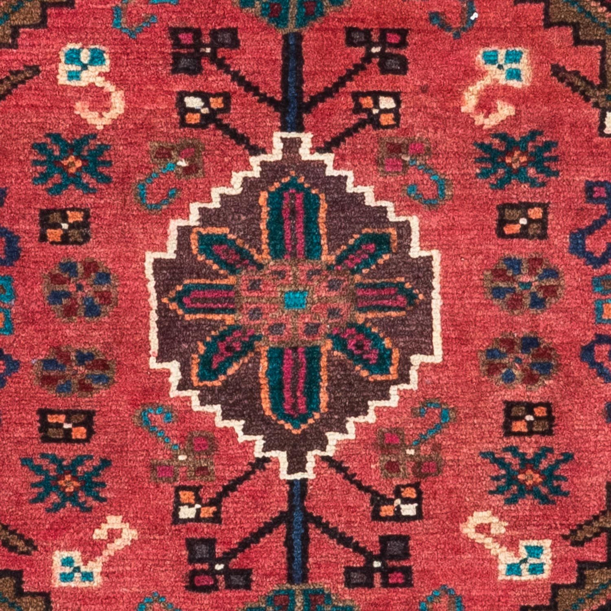 Perzisch Tapijt - Nomadisch - 128 x 88 cm - rood