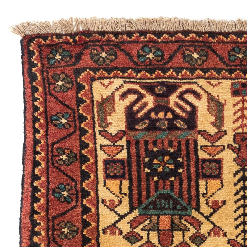 Perzisch Tapijt - Nomadisch - 125 x 79 cm - beige