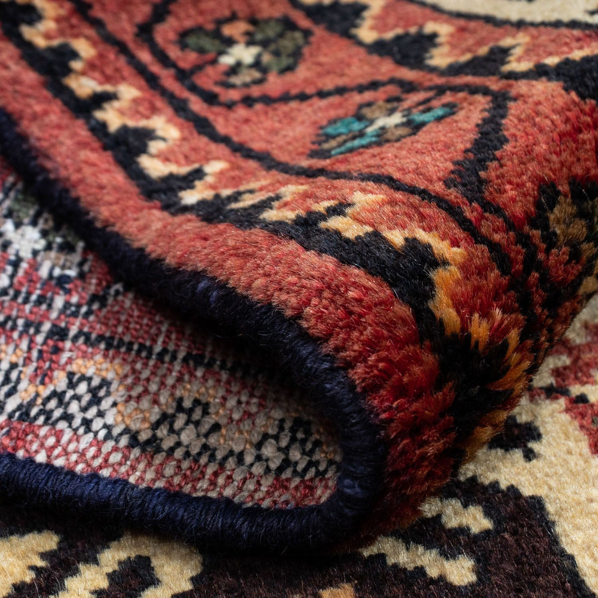 Perzisch Tapijt - Nomadisch - 125 x 79 cm - beige