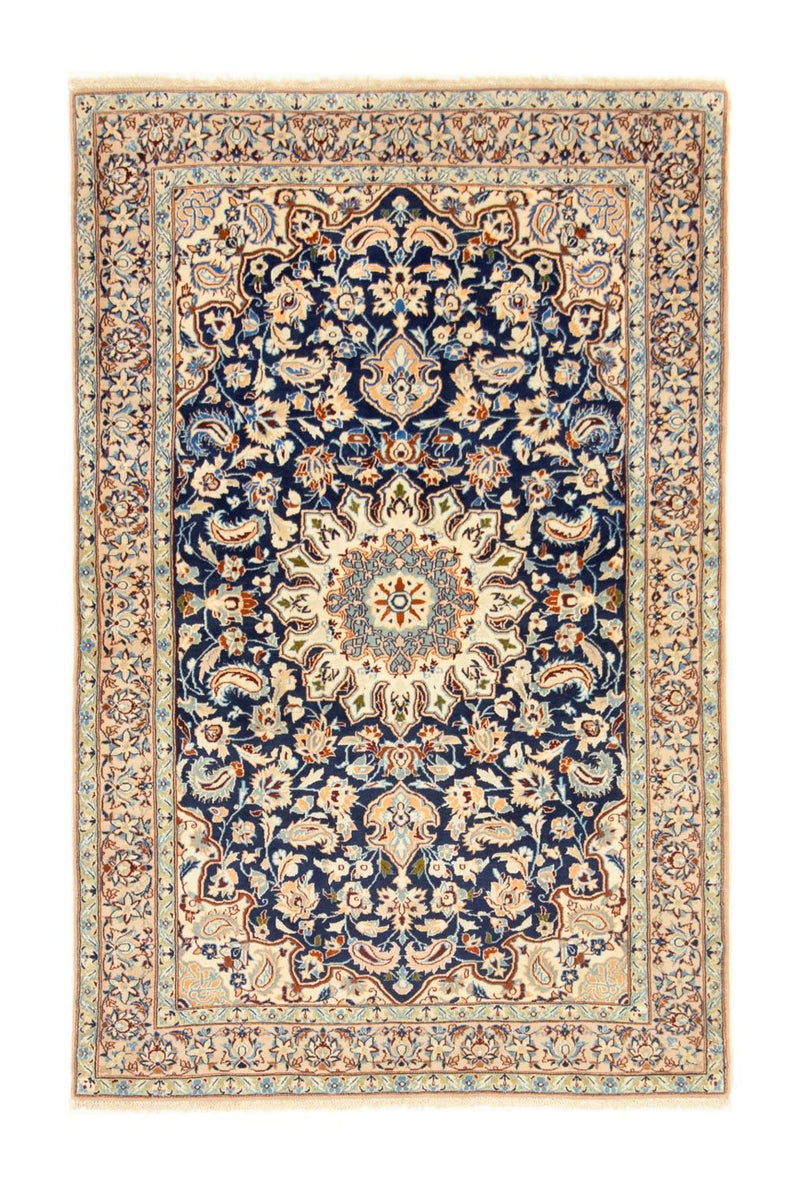 Perzisch tapijt - Nain - Premium - 143 x 92 cm - donkerblauw