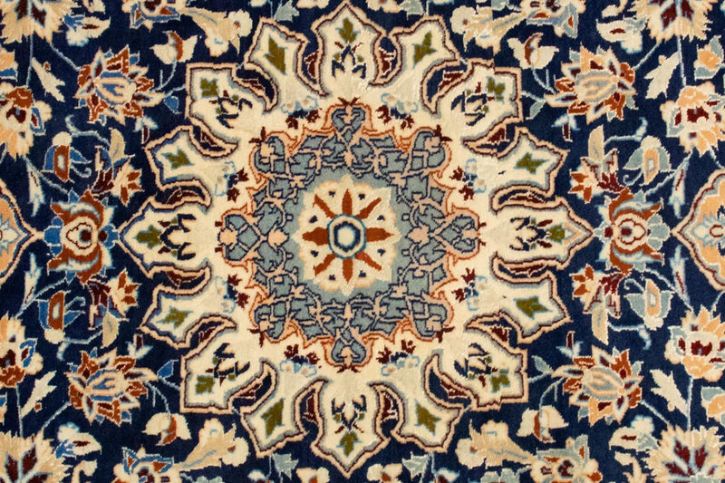 Perzisch tapijt - Nain - Premium - 143 x 92 cm - donkerblauw