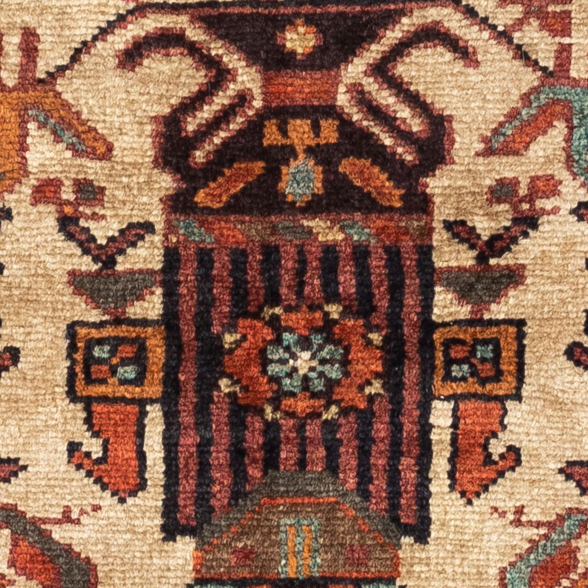 Perzisch Tapijt - Nomadisch - 133 x 95 cm - beige