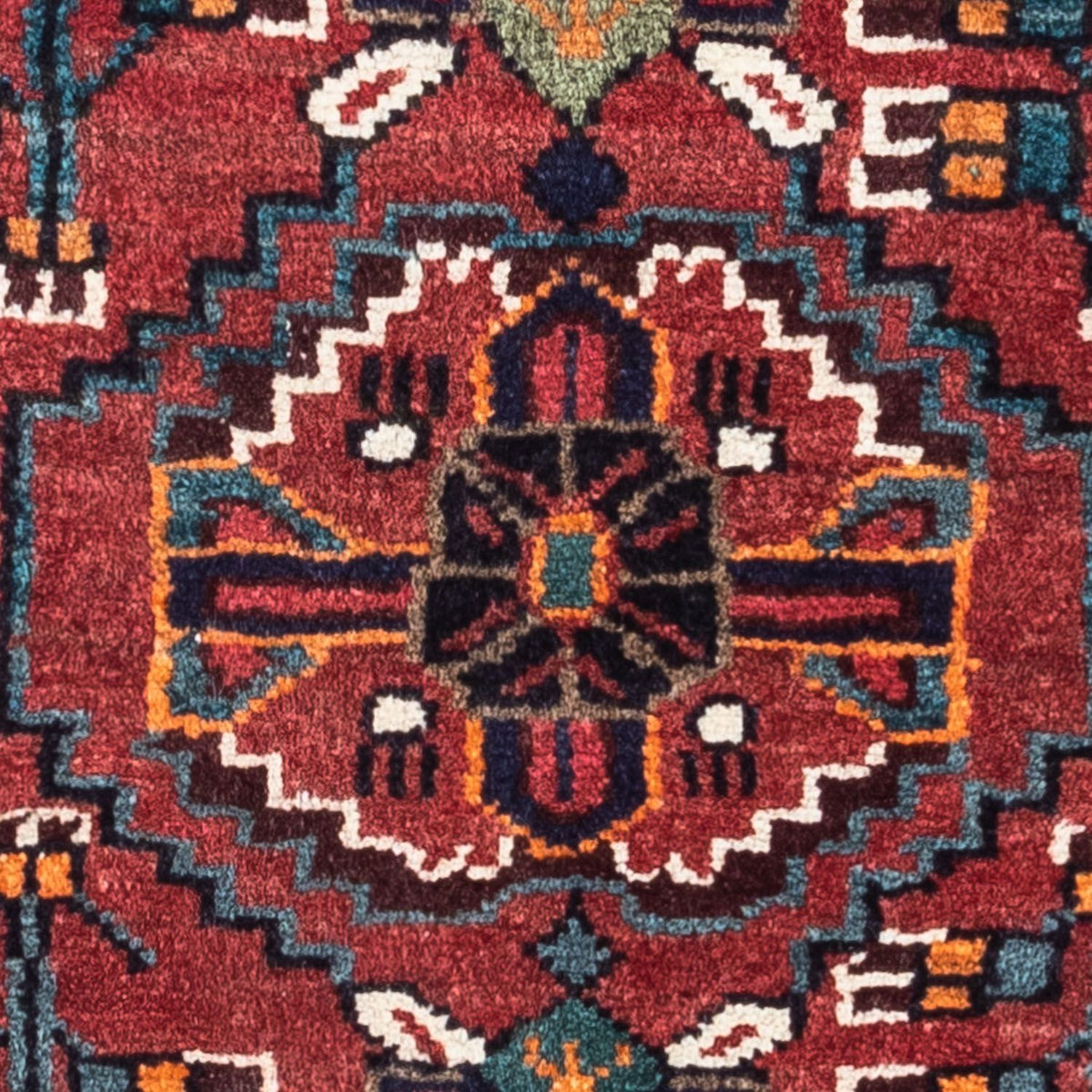 Perzisch Tapijt - Nomadisch - 116 x 84 cm - donkerrood