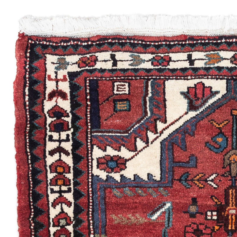 Perzisch Tapijt - Nomadisch - 116 x 84 cm - donkerrood