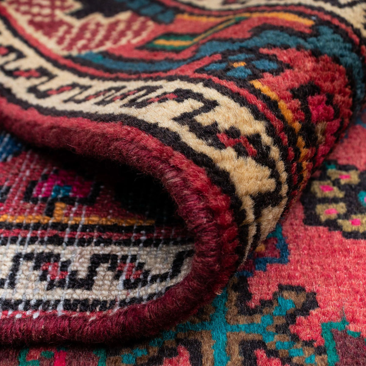 Perzisch Tapijt - Nomadisch - 125 x 88 cm - rood