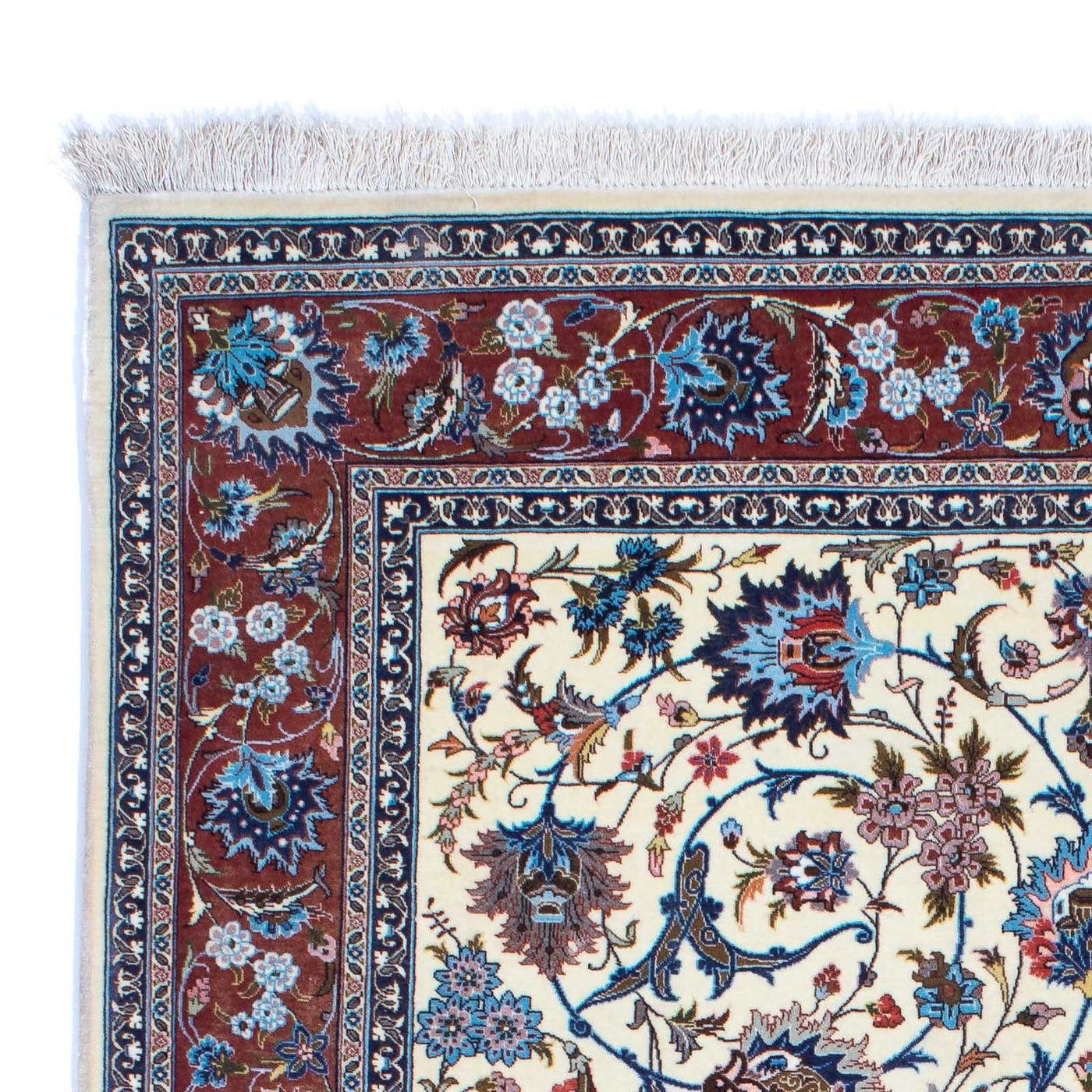 Qom Tapijt 215x137cm - Perzisch tapijt