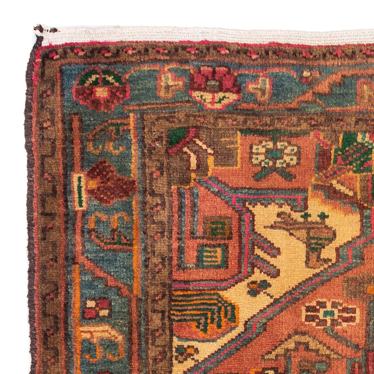 Perzisch Tapijt - Nomadisch - 125 x 85 cm - rood