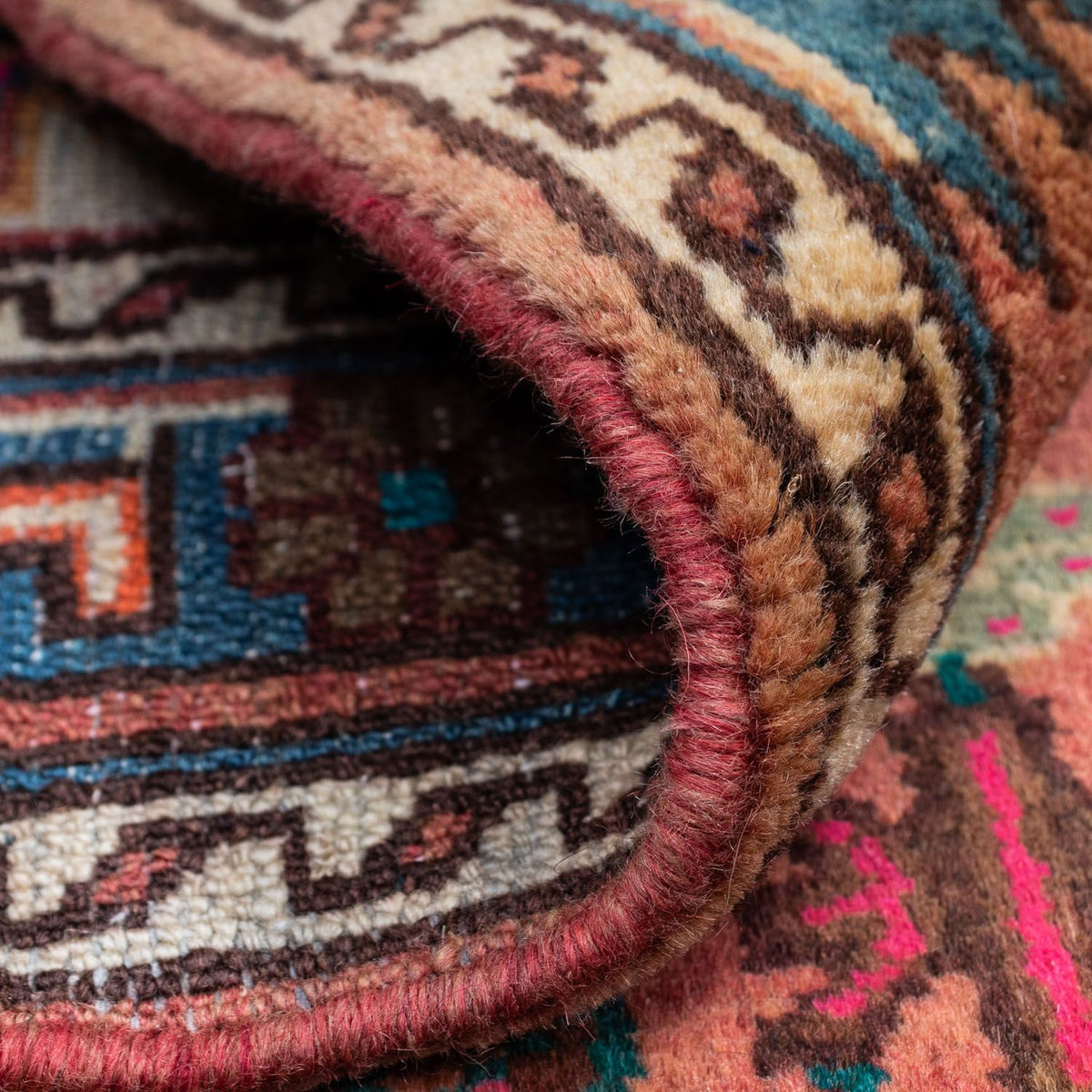 Perzisch Tapijt - Nomadisch - 123 x 87 cm - licht rood