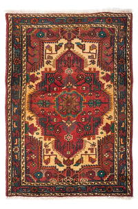 Perzisch Tapijt - Nomadisch - 126 x 85 cm - rood