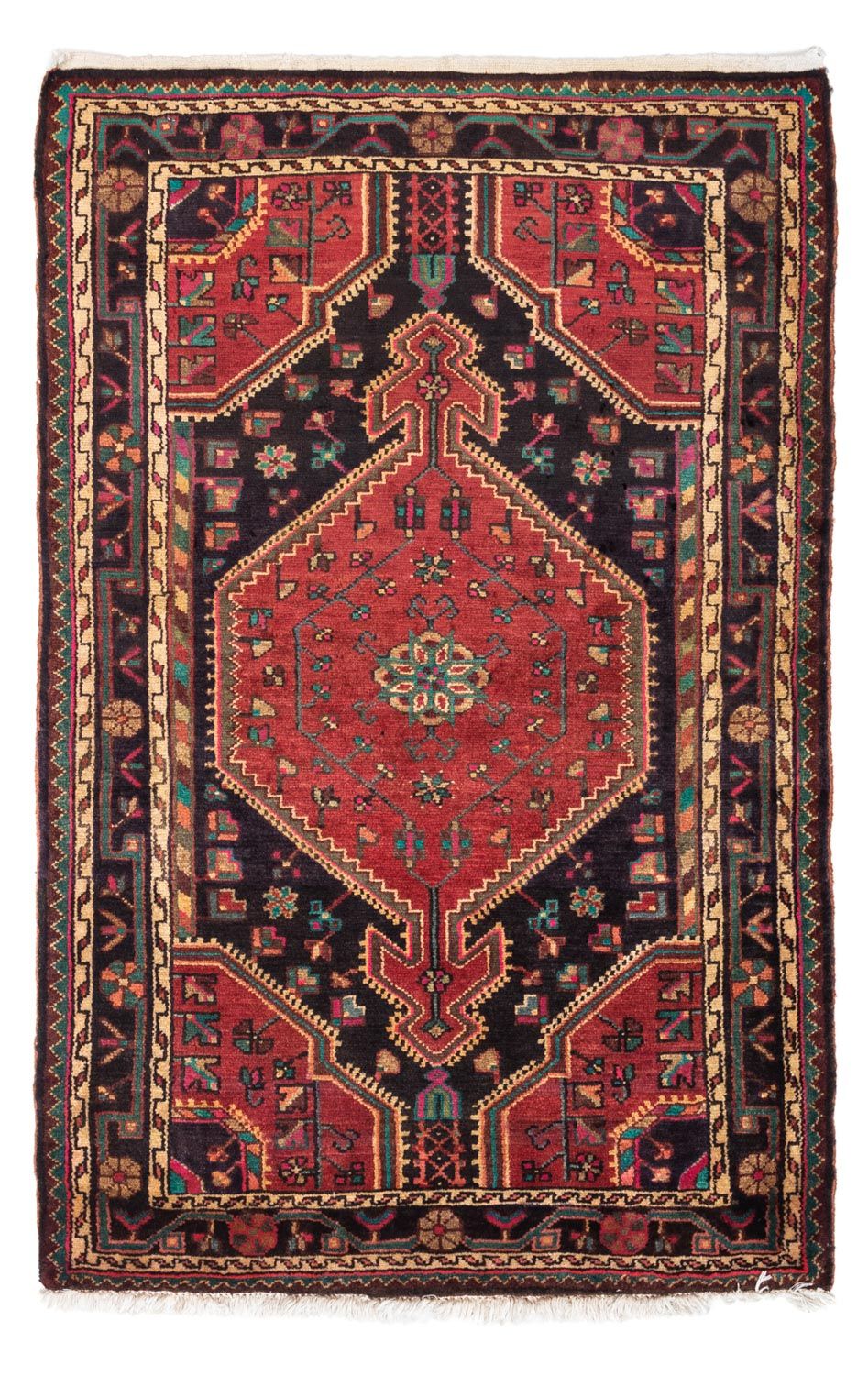 Perzisch Tapijt - Nomadisch - 136 x 90 cm - rood