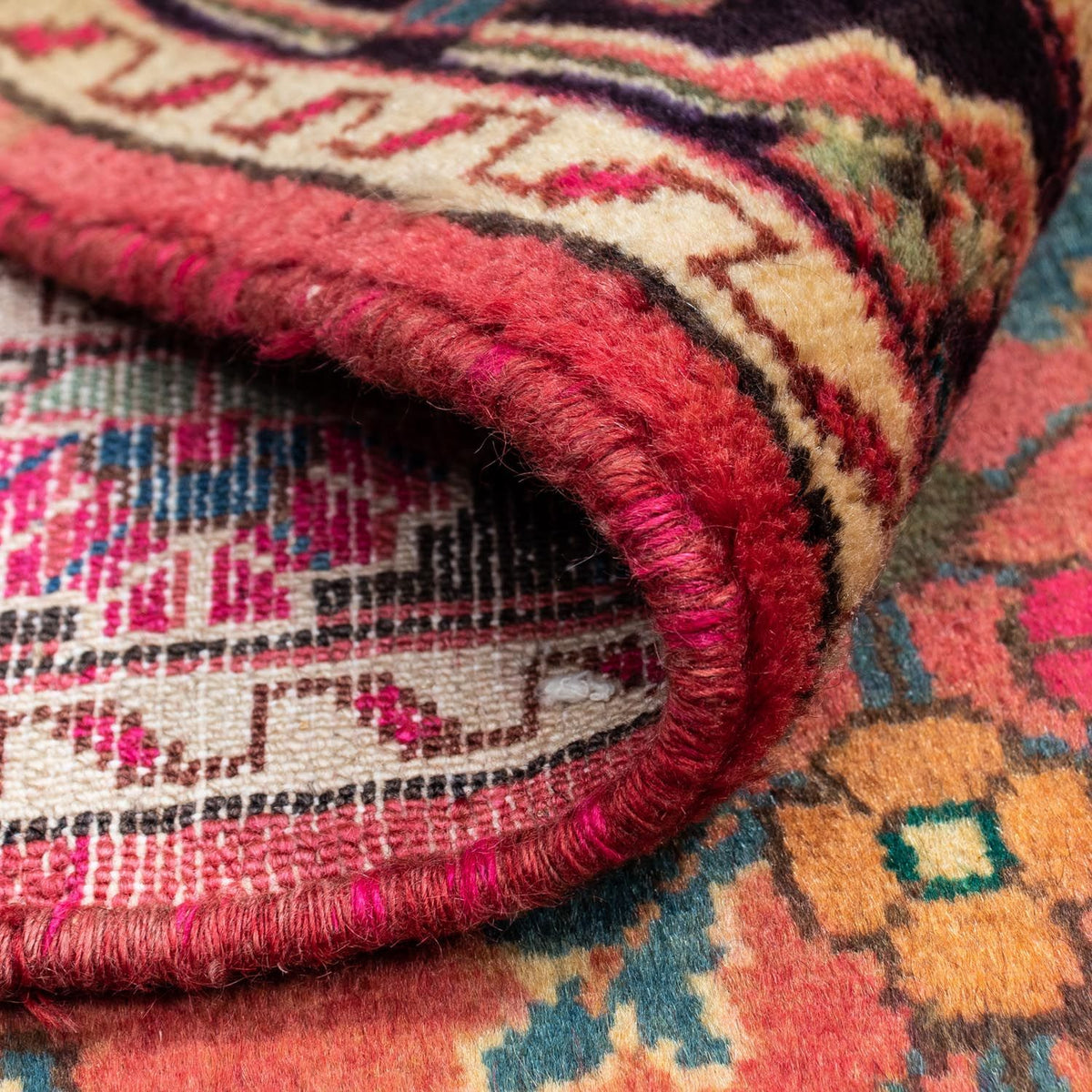 Perzisch Tapijt - Nomadisch - 131 x 94 cm - licht rood