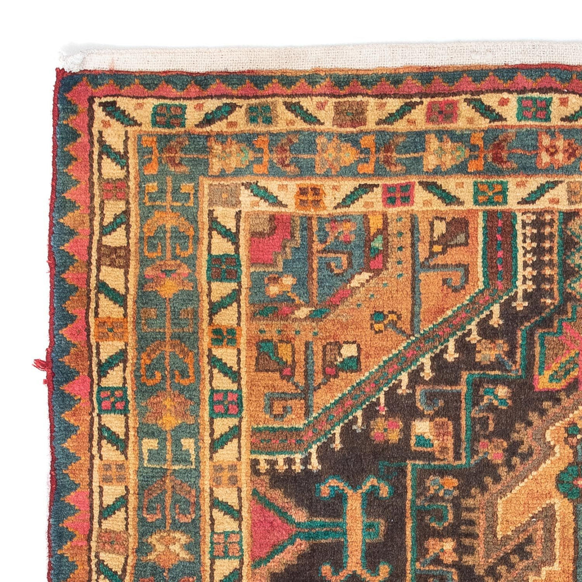 Perzisch Tapijt - Nomadisch - 130 x 91 cm - lichtbruin