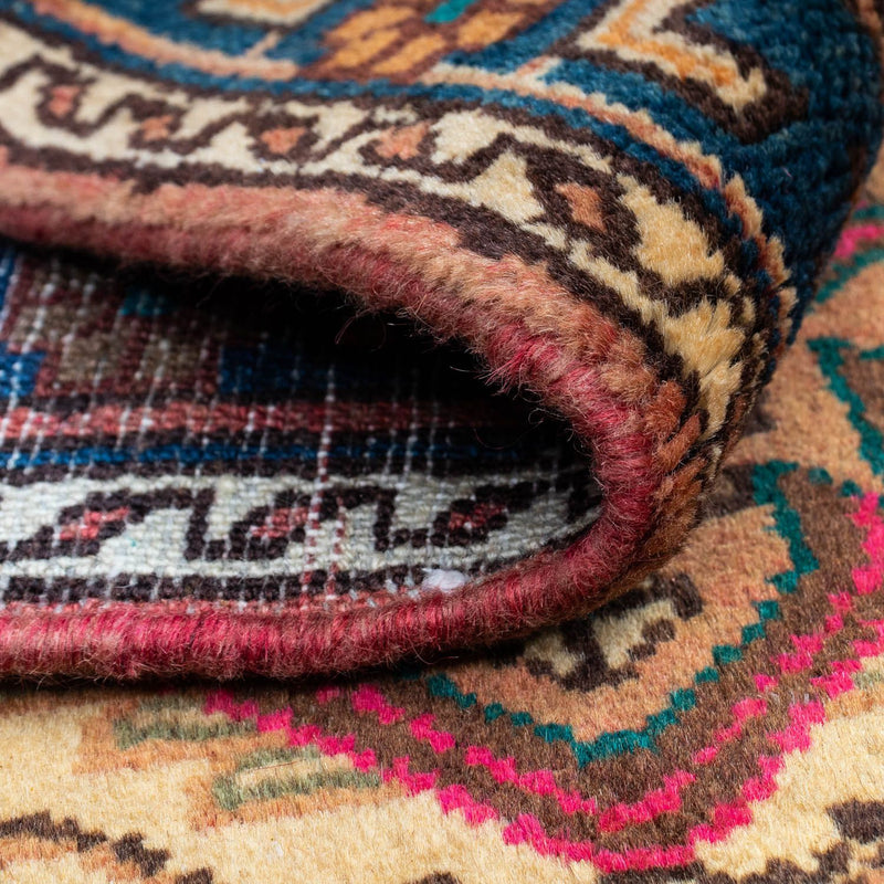 Perzisch Tapijt - Nomadisch - 125 x 86 cm - lichtbruin