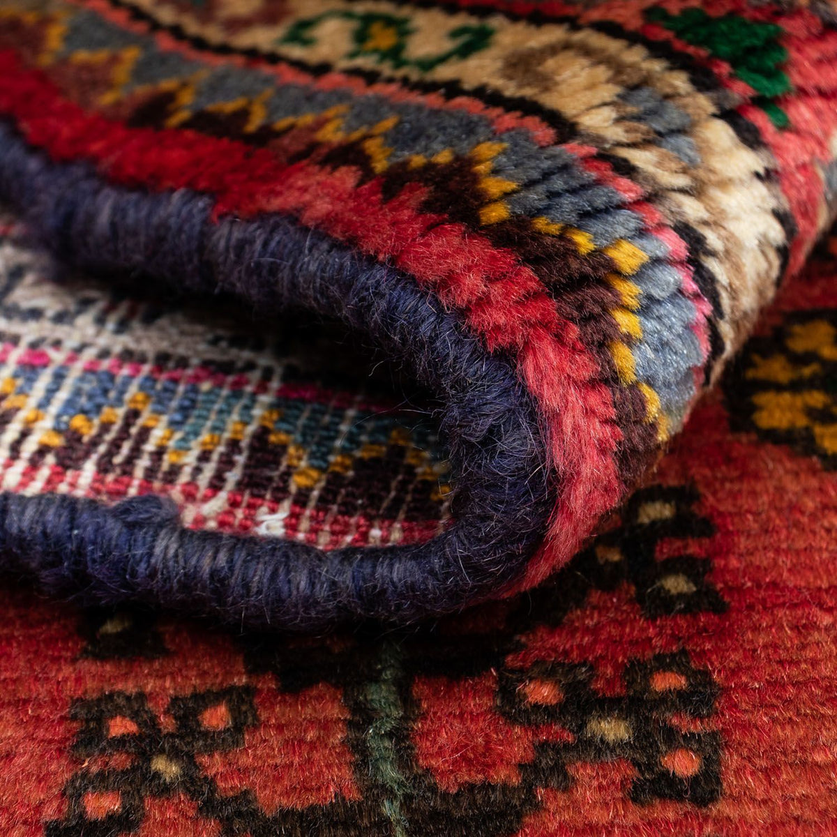 Perzisch Tapijt - Nomadisch - 140 x 82 cm - rood