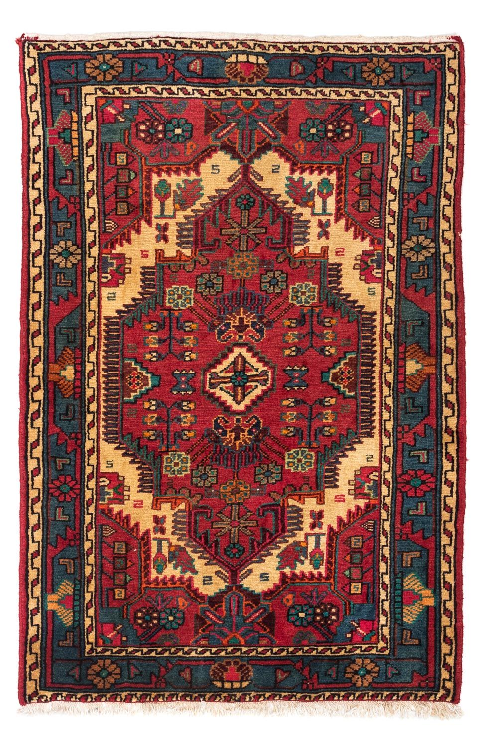 Perzisch Tapijt - Nomadisch - 122 x 84 cm - rood