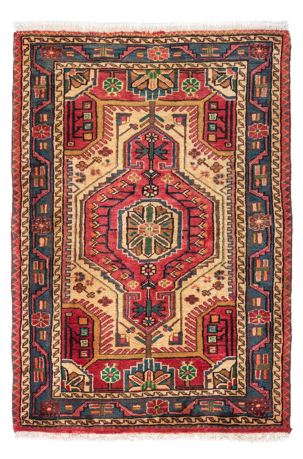 Perzisch Tapijt - Nomadisch - 124 x 83 cm - rood