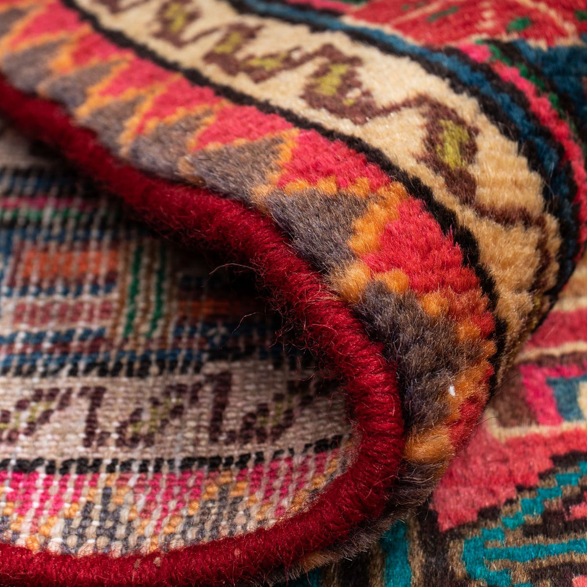 Perzisch Tapijt - Nomadisch - 124 x 83 cm - rood