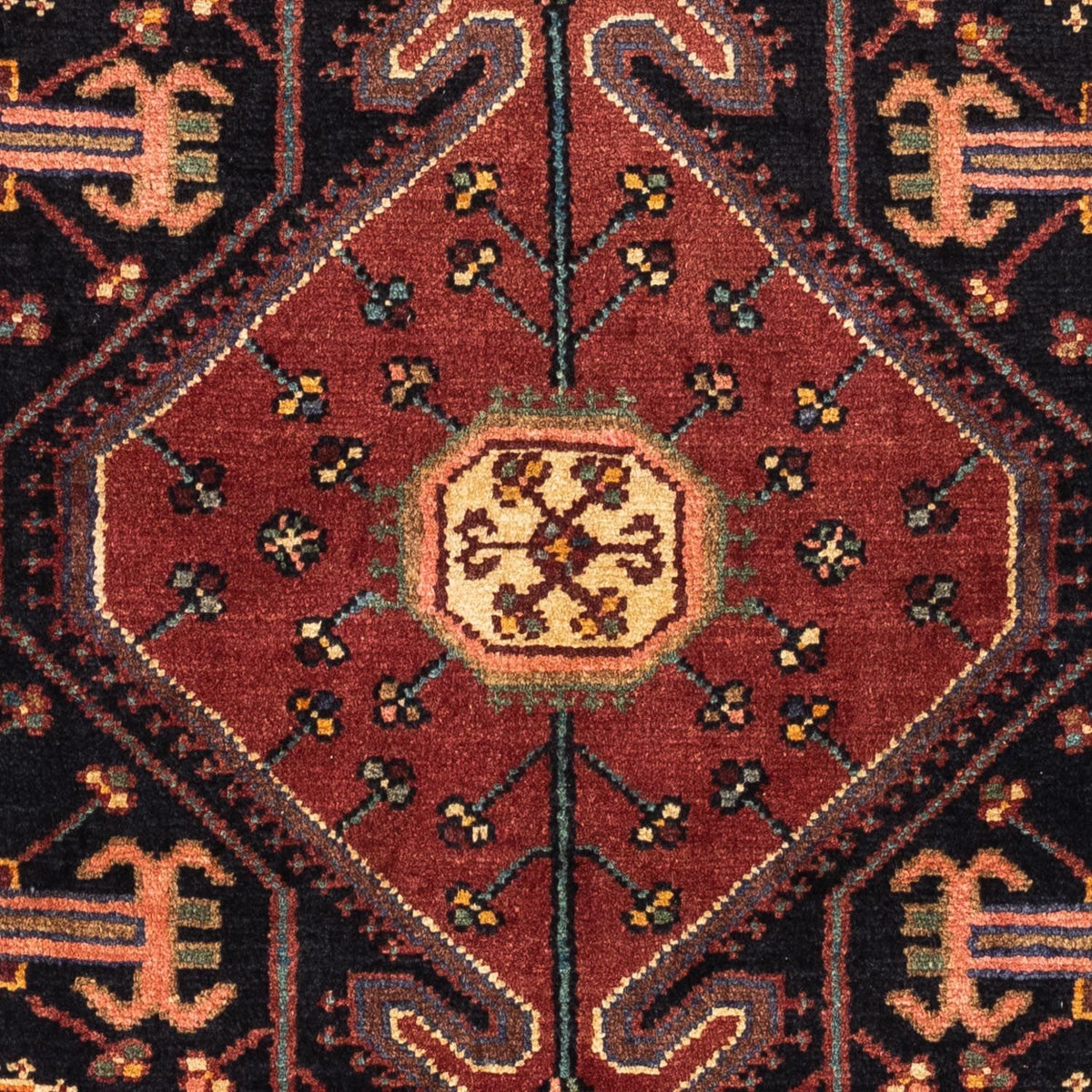 Perzisch Tapijt - Nomadisch - 122 x 92 cm - rood