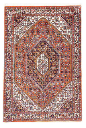 Perzisch tapijt - Bijar - 160 x 101 cm - oranje