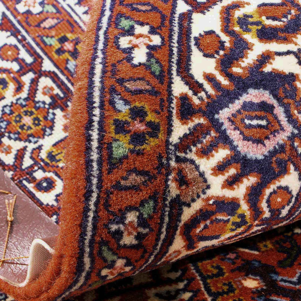 Perzisch tapijt - Bijar - 160 x 101 cm - oranje