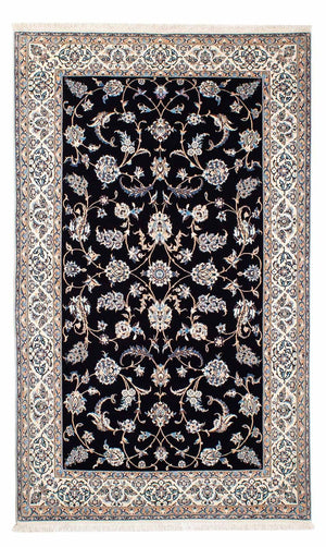 Perzisch tapijt - Nain - Premium - 208 x 127 cm - donkerblauw