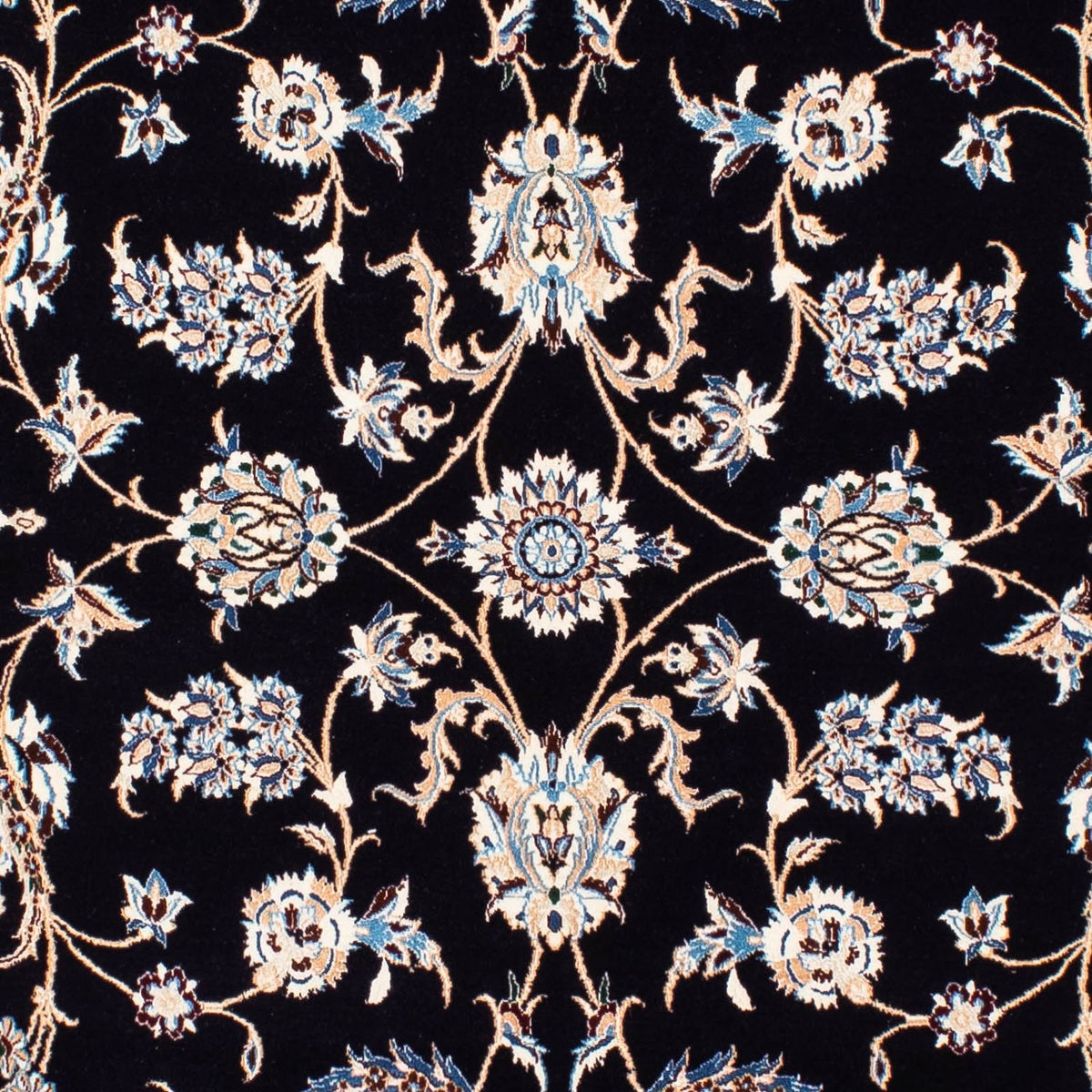 Perzisch tapijt - Nain - Premium - 208 x 127 cm - donkerblauw