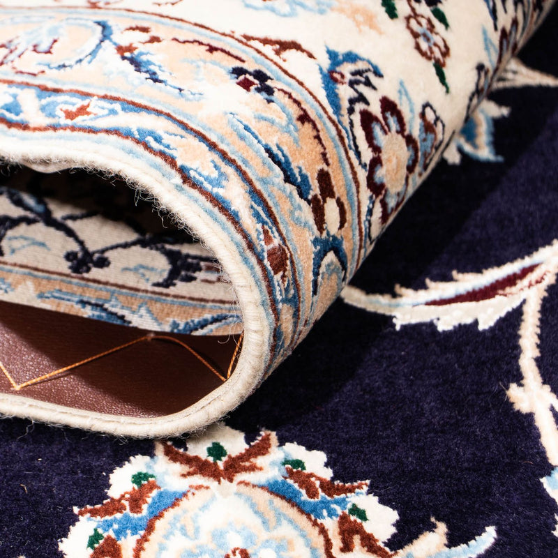 Perzisch tapijt - Nain - Premium - 208 x 127 cm - donkerblauw