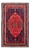 Hamadan Tapijt 151x230cm - Perzisch tapijt - Rechthoekig / Donkerblauw / 151 x 230 cm Rechthoekig