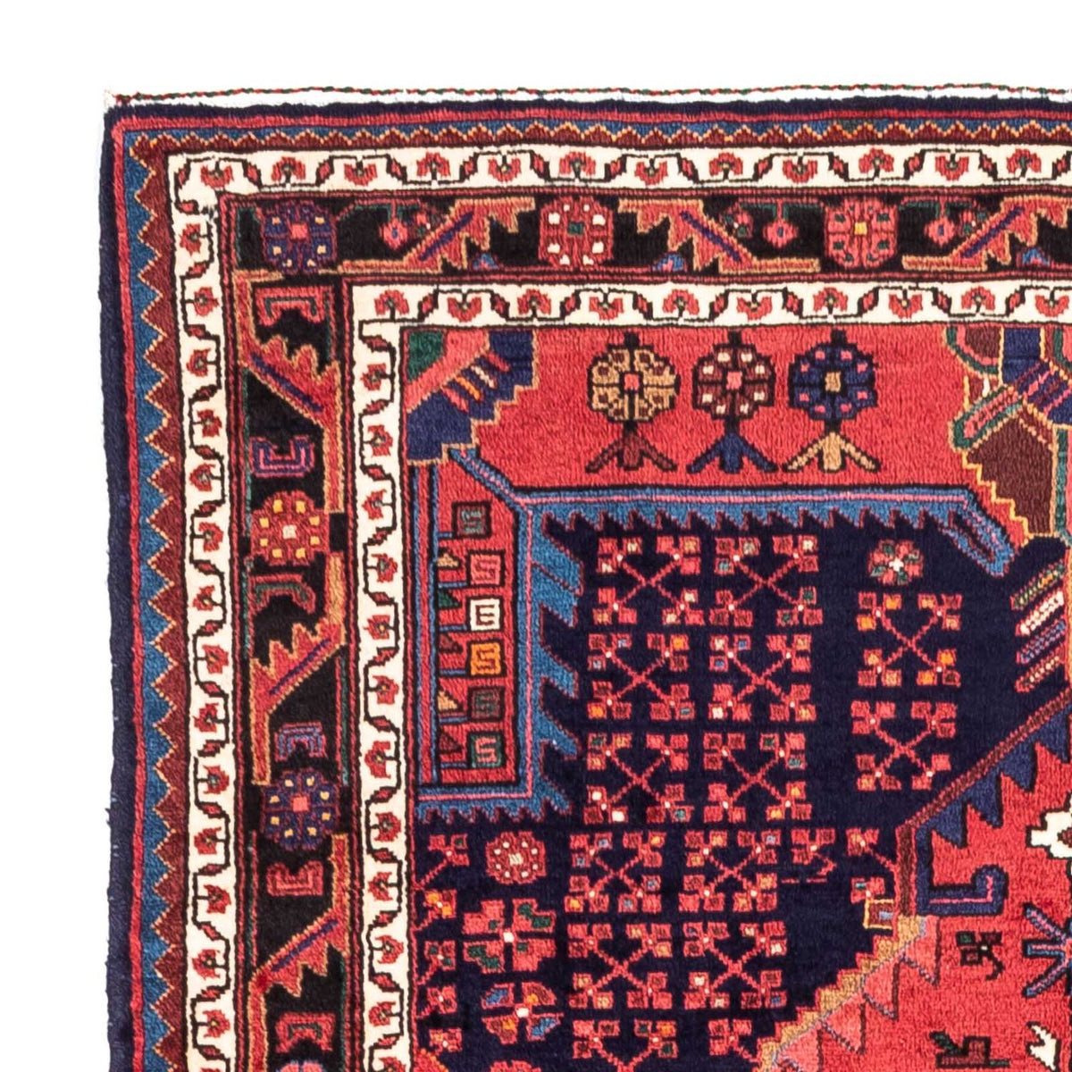 Perzisch Tapijt - Nomadisch - 230 x 151 cm - donkerblauw