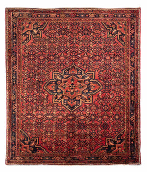 Perzisch Tapijt - Nomadisch - 210 x 165 cm - donkerrood