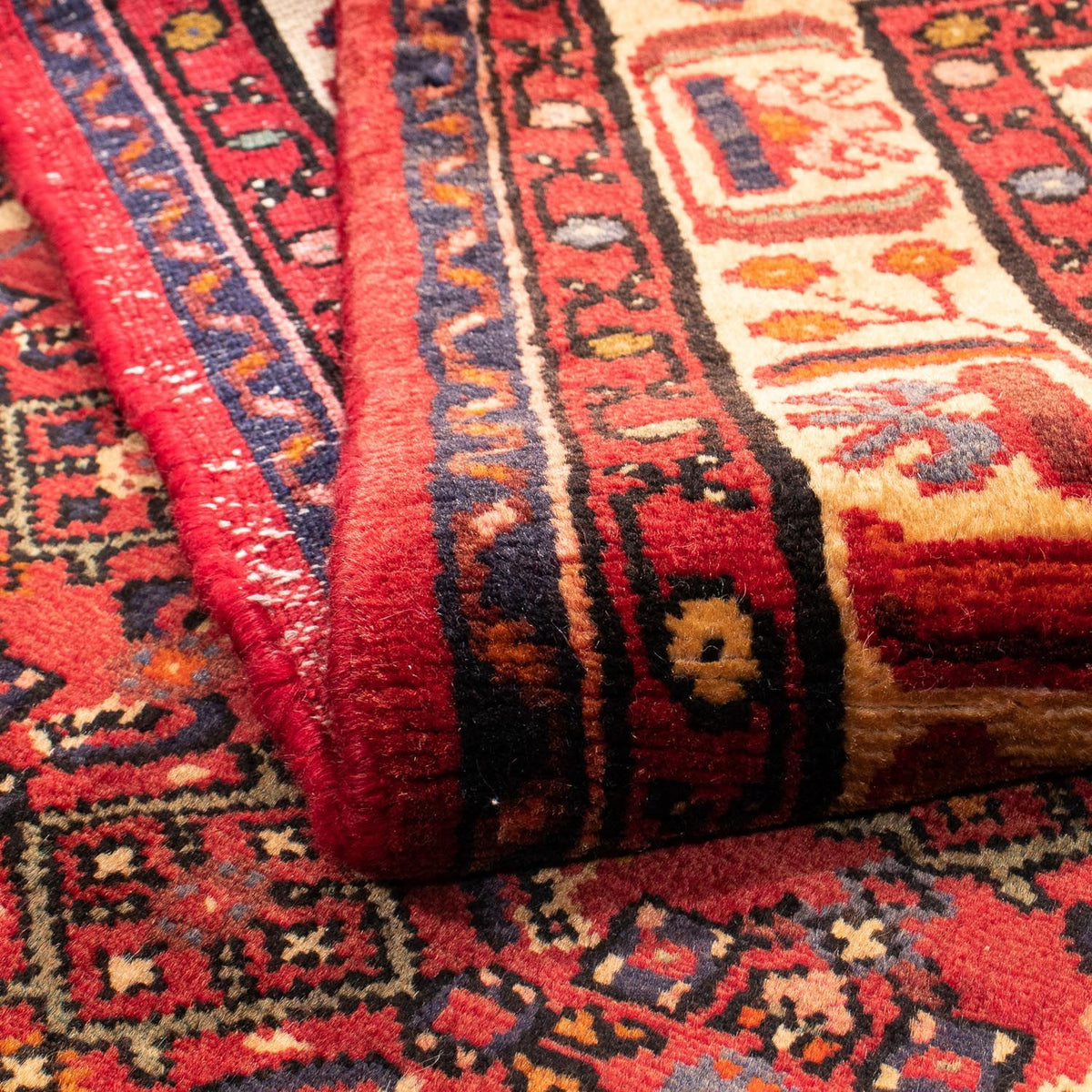 Perzisch Tapijt - Nomadisch - 211 x 165 cm - donkerrood