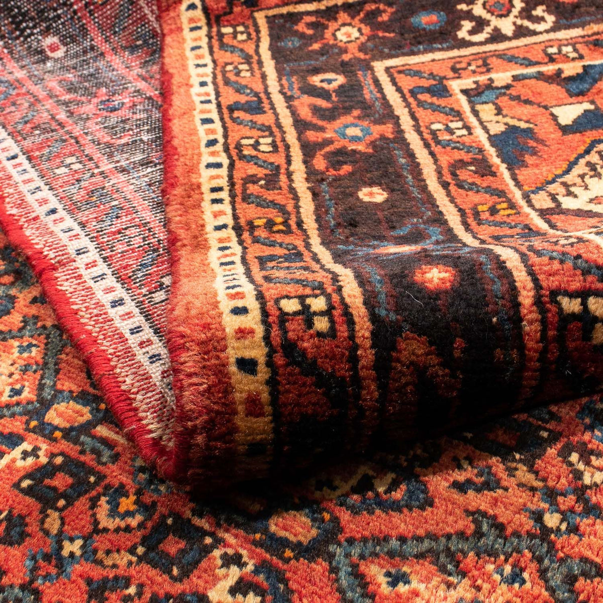 Perzisch Tapijt - Nomadisch - 203 x 157 cm - donkerrood