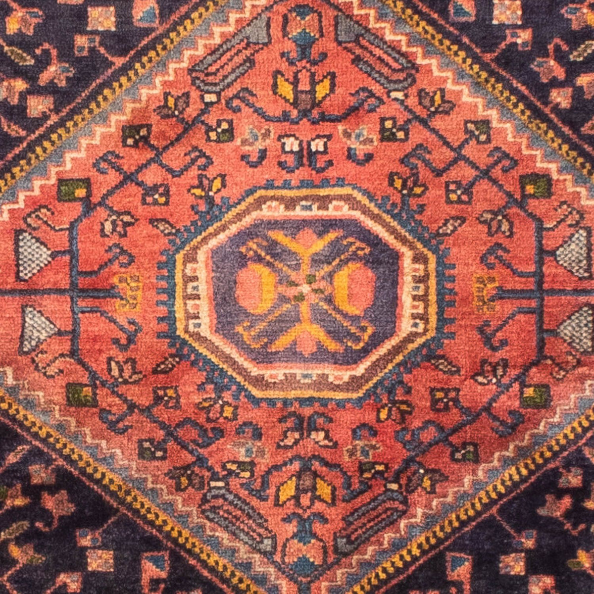 Perzisch Tapijt - Nomadisch - 216 x 135 cm - donkerblauw