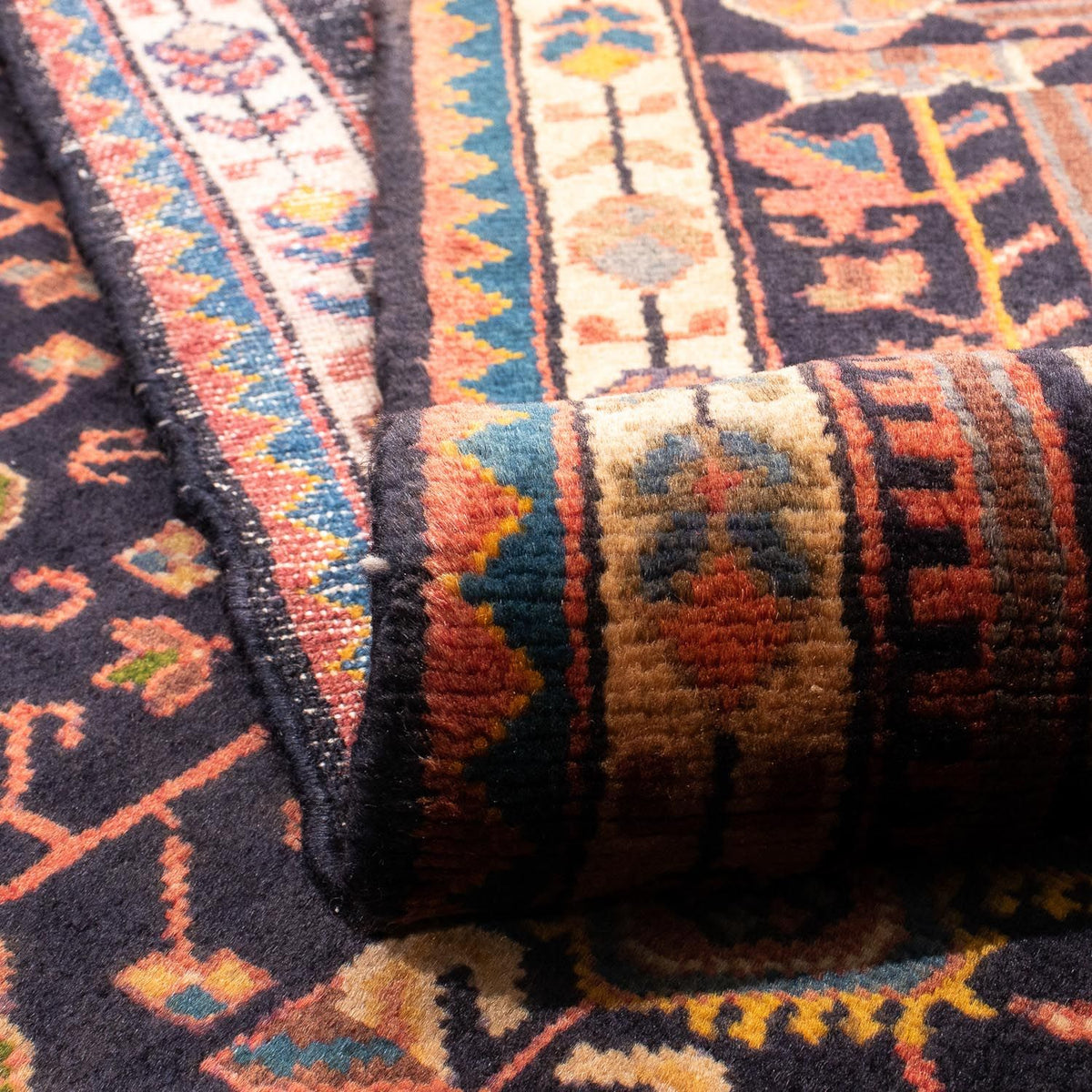 Perzisch Tapijt - Nomadisch - 216 x 135 cm - donkerblauw