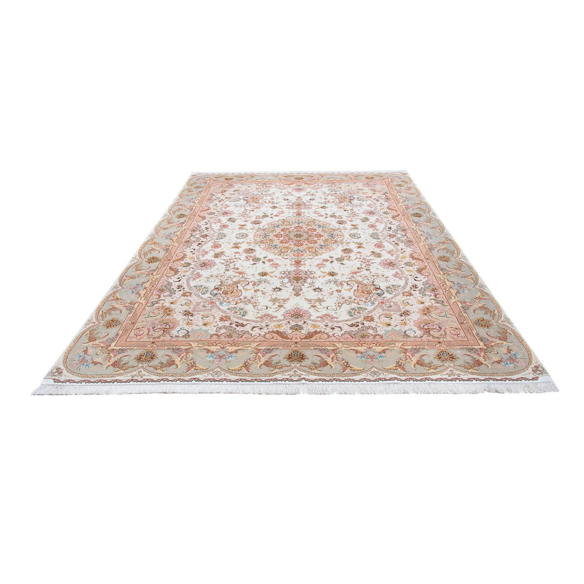 Perzisch tapijt - Tabriz - Premium - 340 x 246 cm - beige