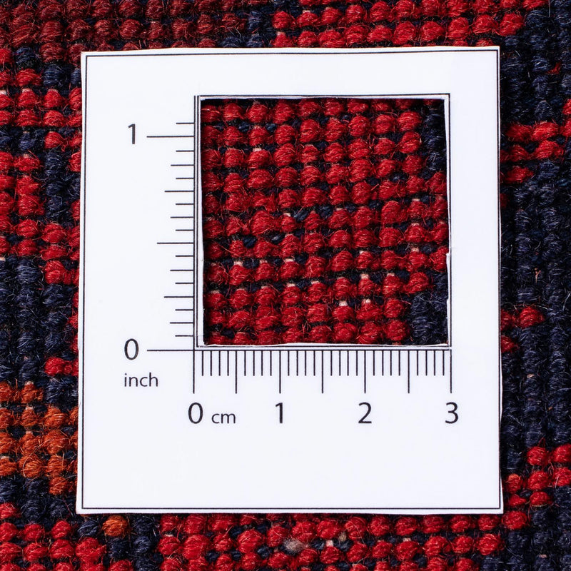 Afghaans tapijt - Kunduz - 282 x 200 cm - donkerrood