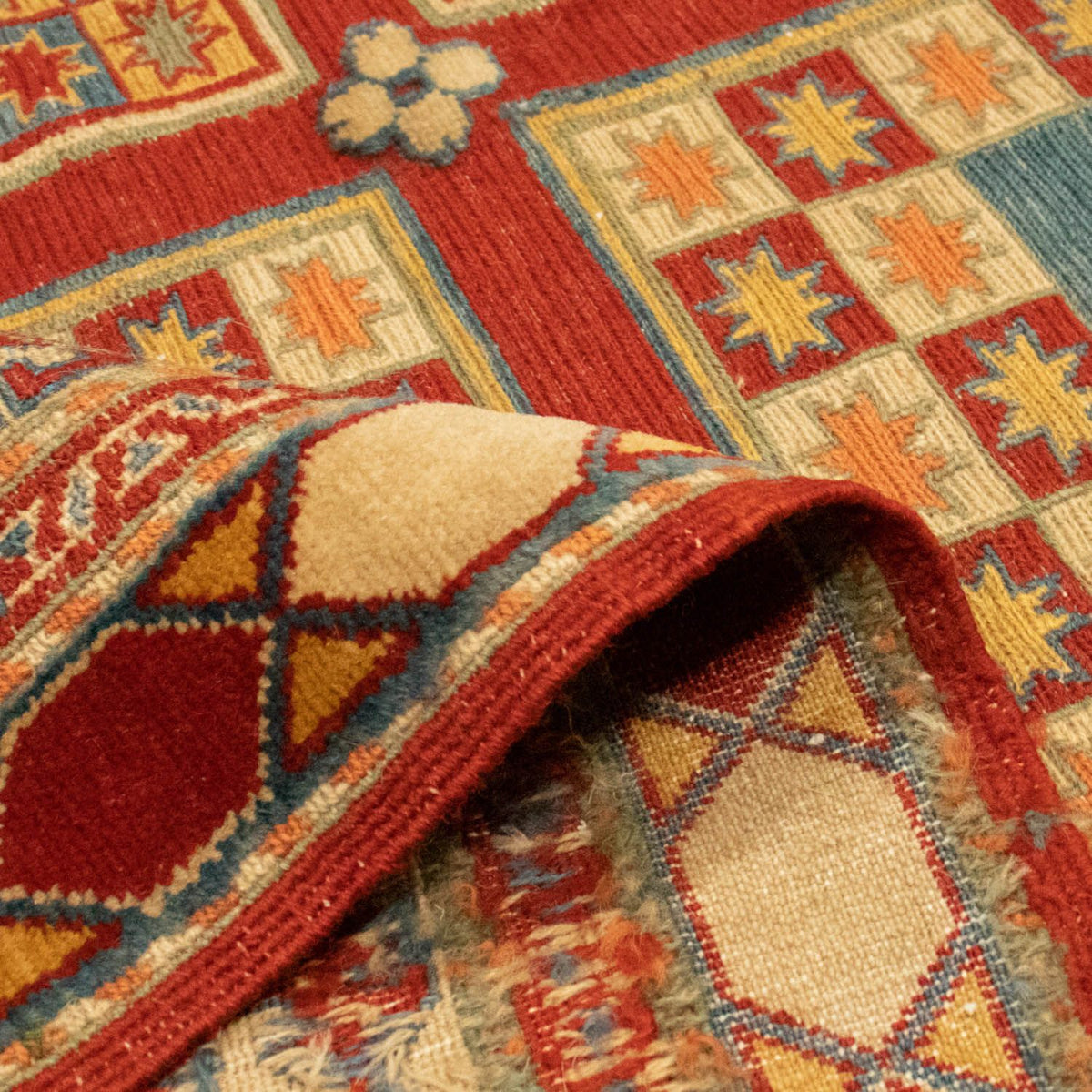 Kelim tapijt - Oosters - 226 x 180 cm - donkerrood