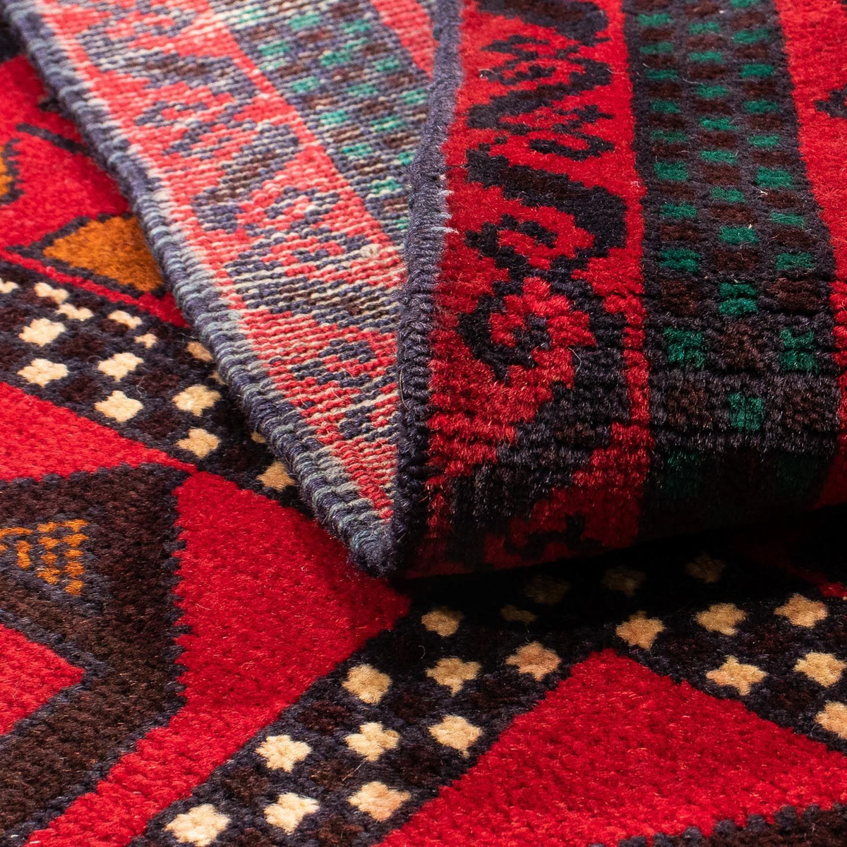 Baluch tapijt - 132 x 81 cm - donkerrood