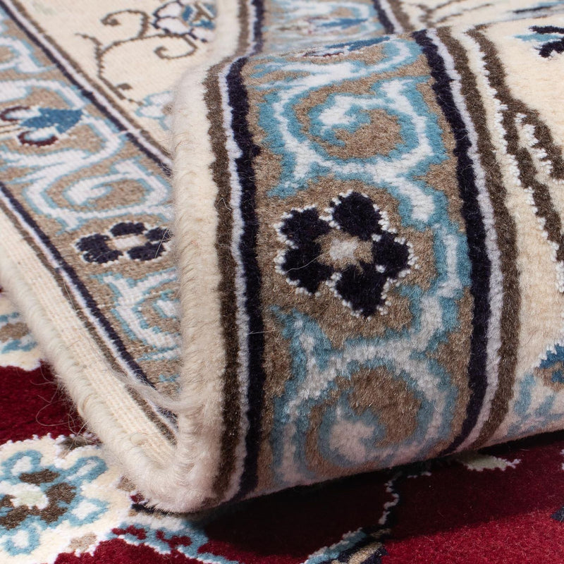 Perzisch tapijt - Nain - 305 x 200 cm - donkerrood