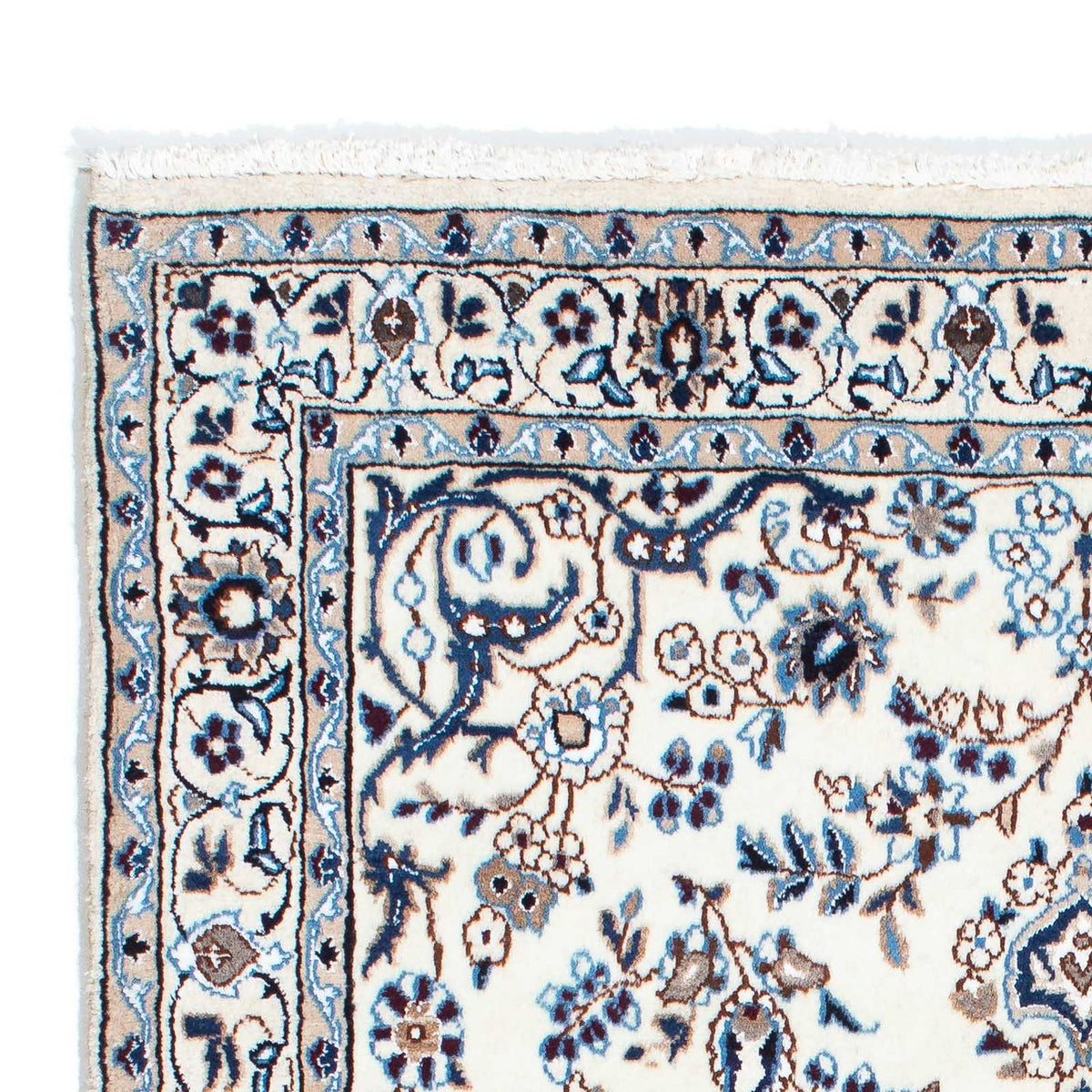 Perzisch tapijt - Nain - Koninklijk - 187 x 114 cm - beige