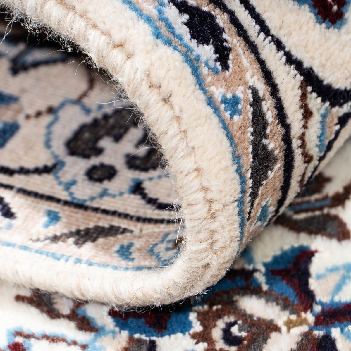 Perzisch tapijt - Nain - Koninklijk - 196 x 117 cm - beige