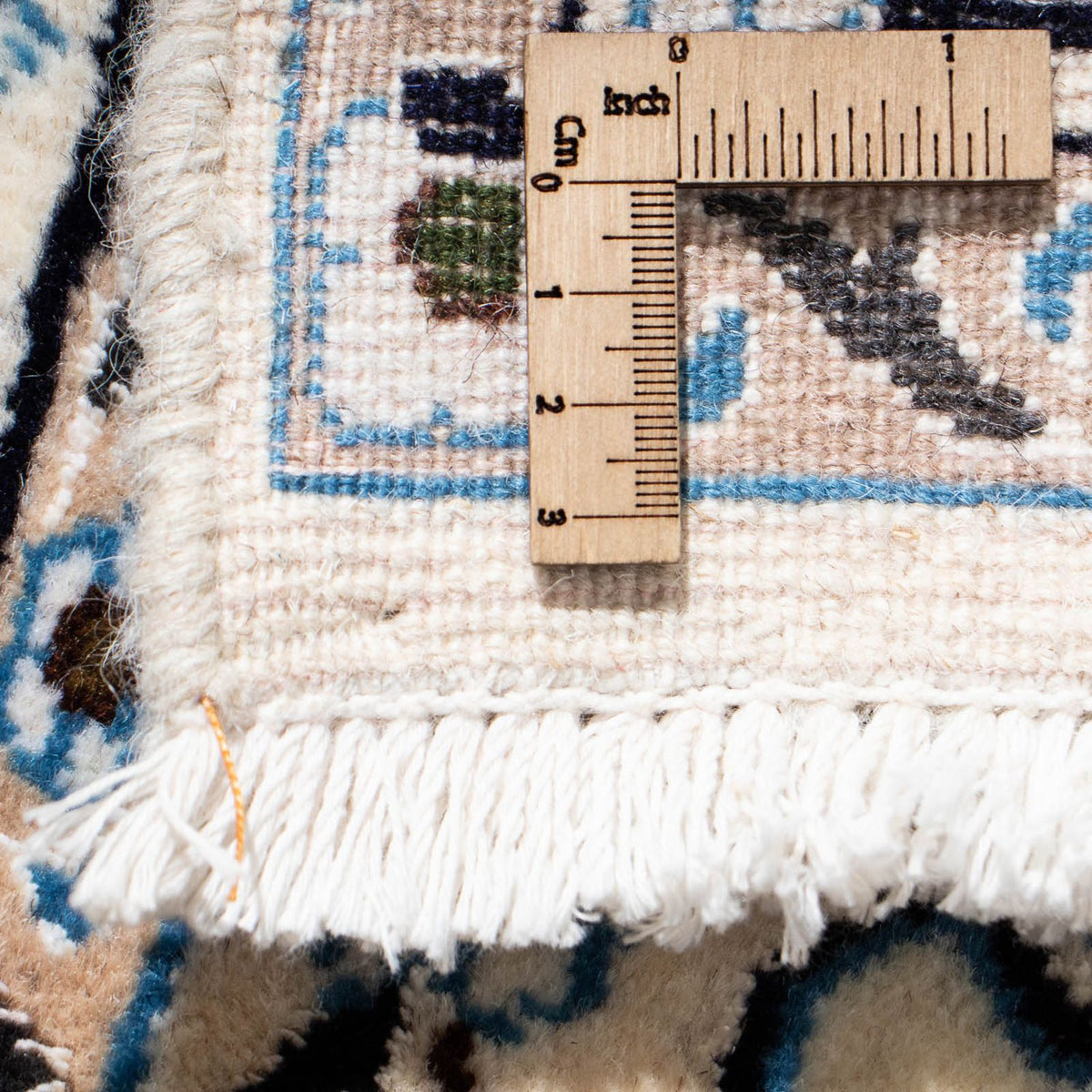 Perzisch tapijt - Nain - Koninklijk - 196 x 117 cm - beige