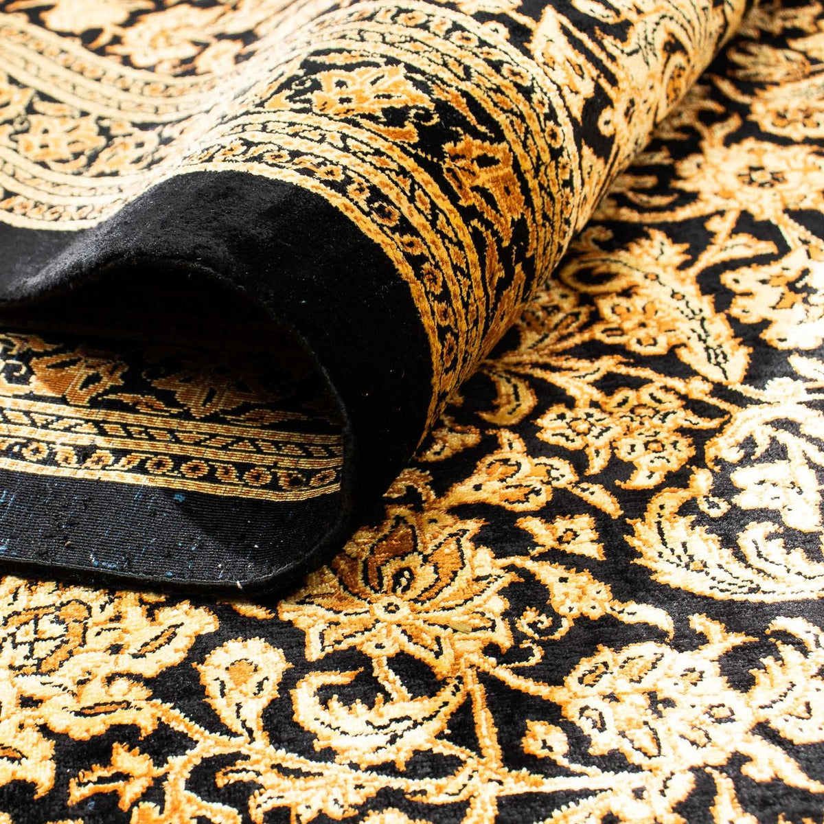 Perzisch tapijt - Ghom - 295 x 193 cm - goud