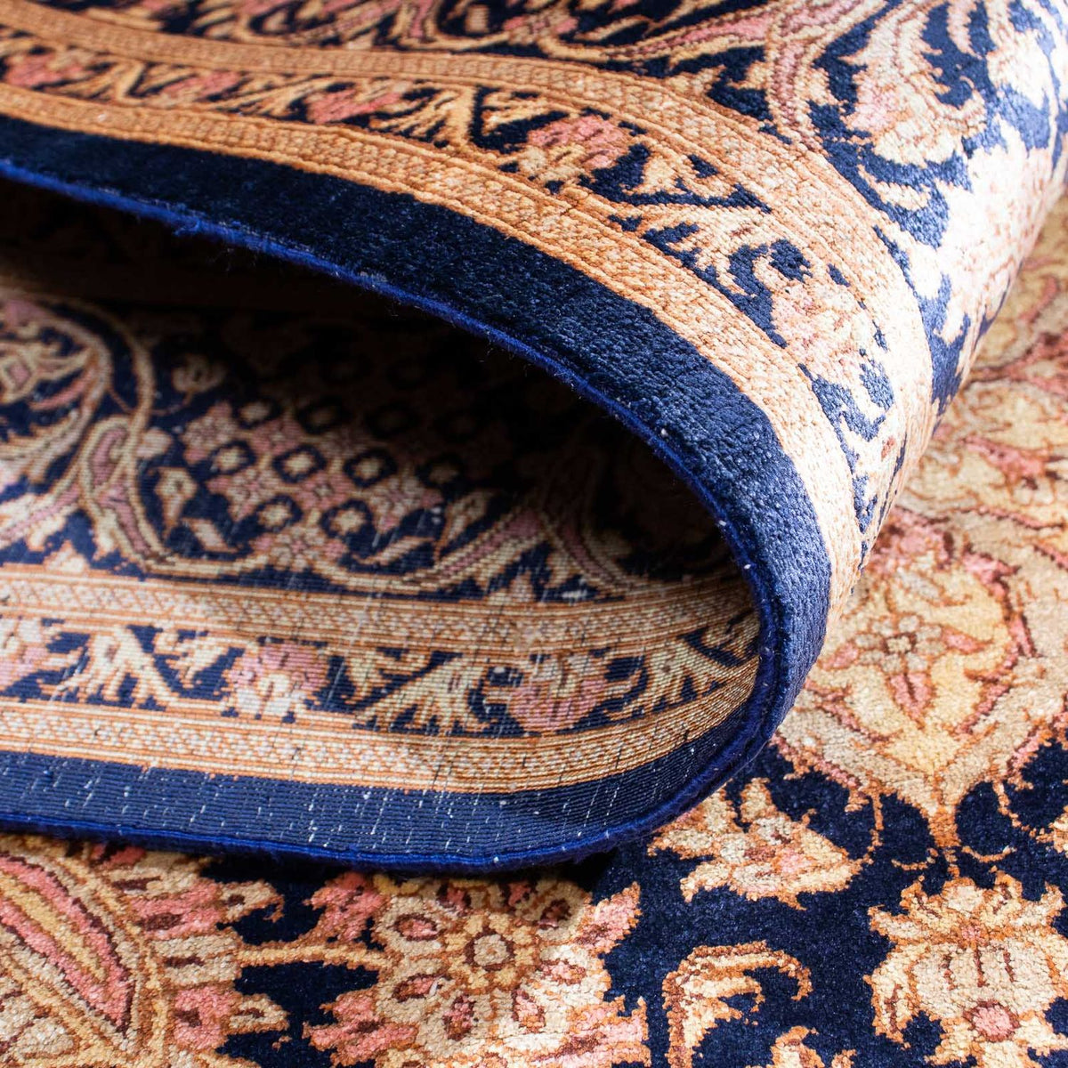 Perzisch tapijt - Ghom - 149 x 102 cm - lichtbruin