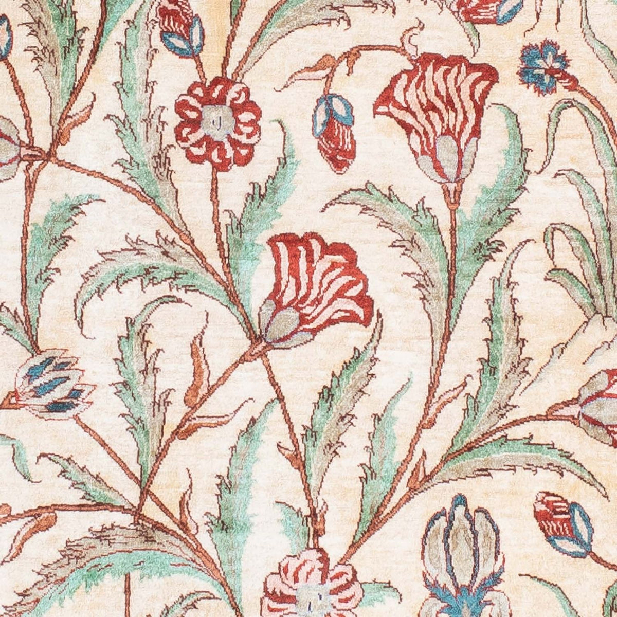 Perzisch tapijt - Ghom - 156 x 102 cm - beige