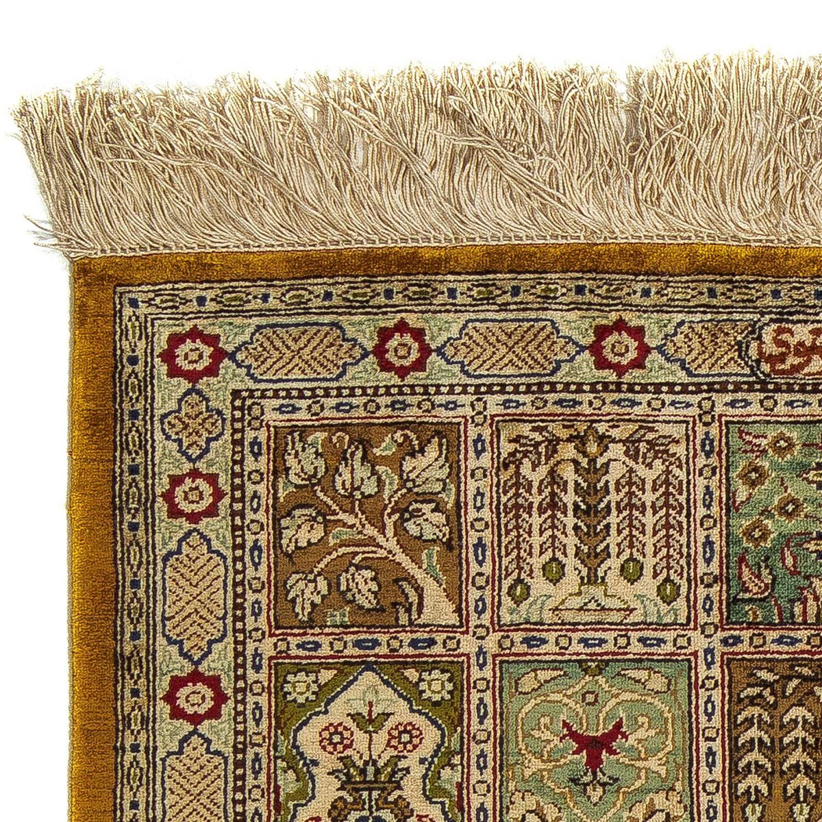 Qom Tapijt 55x72cm - Perzisch tapijt