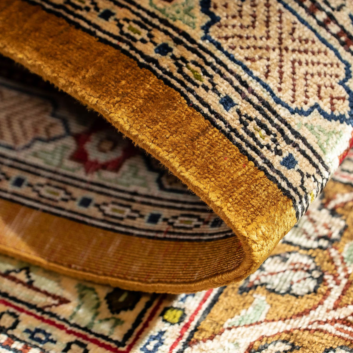 Perzisch tapijt - Ghom - 72 x 55 cm - veelkleurig