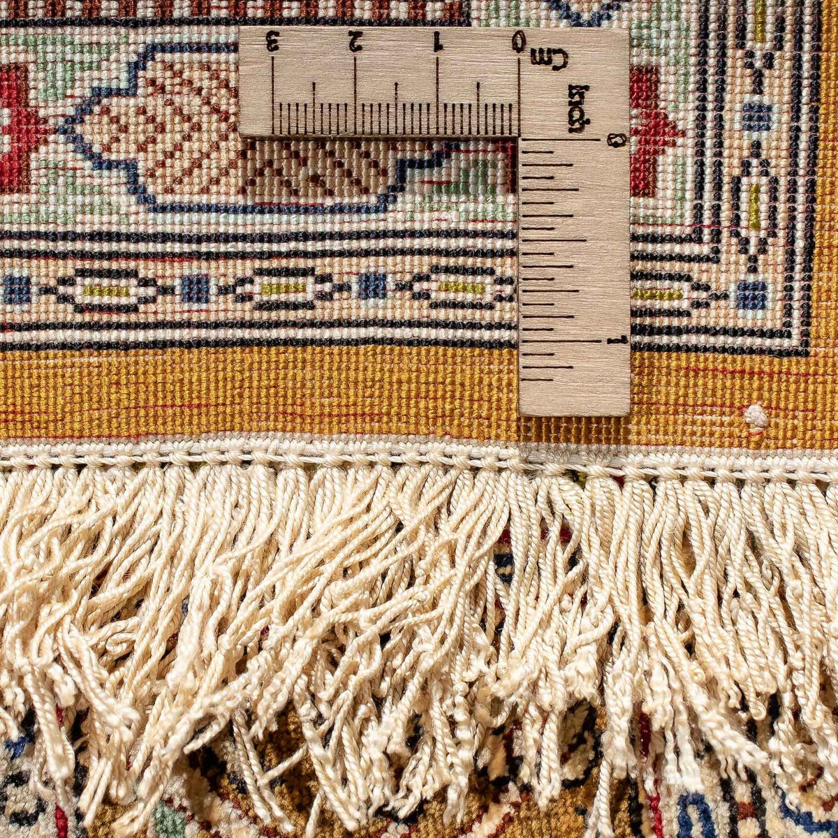 Perzisch tapijt - Ghom - 72 x 55 cm - veelkleurig