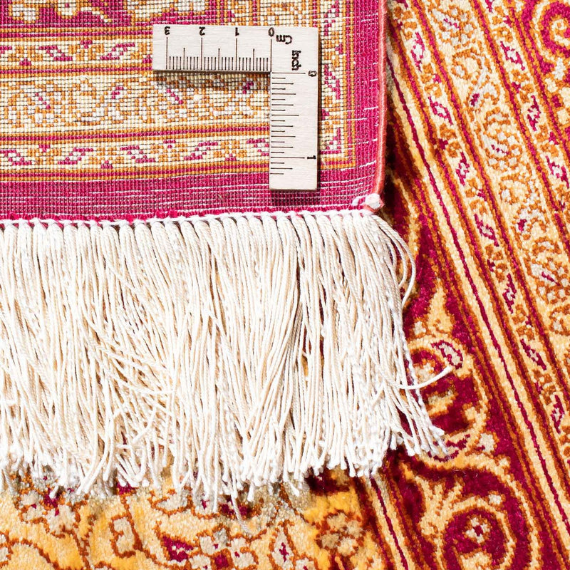 Perzisch tapijt - Ghom - 150 x 98 cm - donkerrood